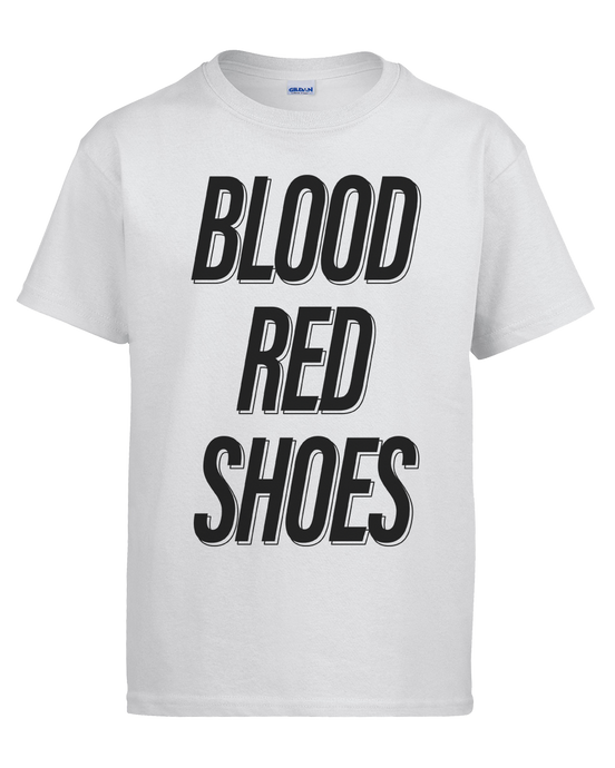 SALE! Blood Red Shoes White Logo Shirt